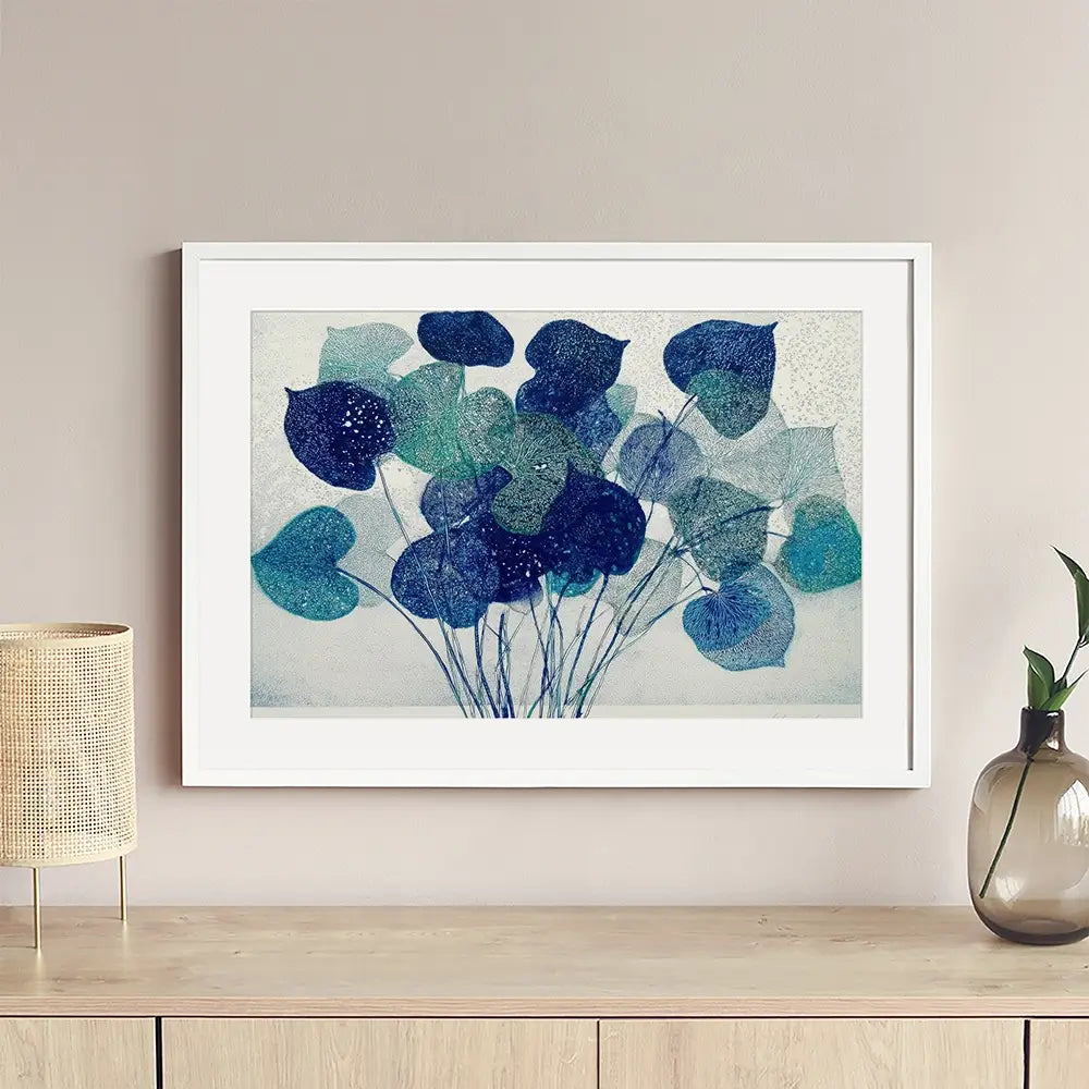 Pressed Leaf Bouquet Framed Art Print Pressed Leaf Bouquet Framed Art Print wall art product Chromatic Storm Studio