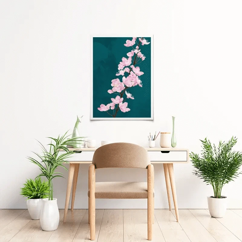 Pretty Cherry Blossoms Art Print Pretty Cherry Blossoms Art Print wall art product Sarah Manovski
