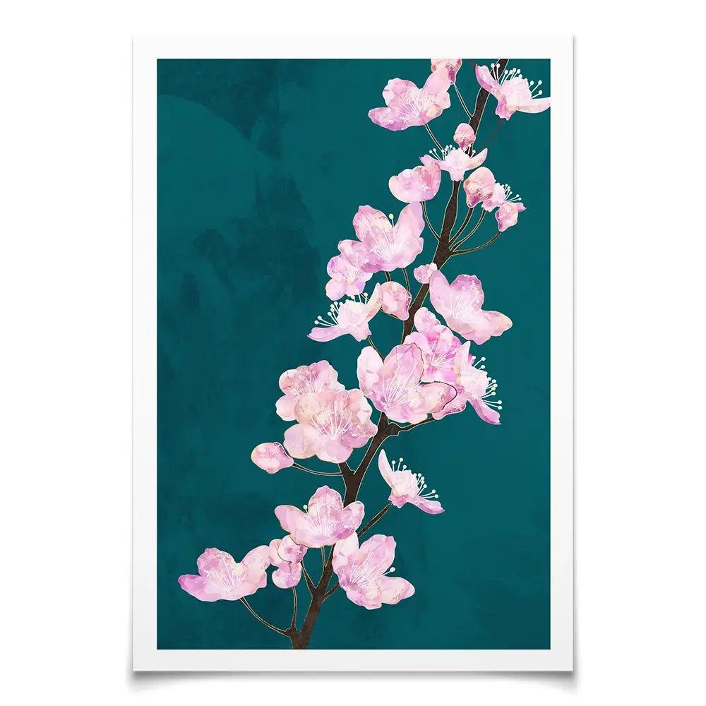 Pretty Cherry Blossoms Art Print Pretty Cherry Blossoms Art Print wall art product Sarah Manovski