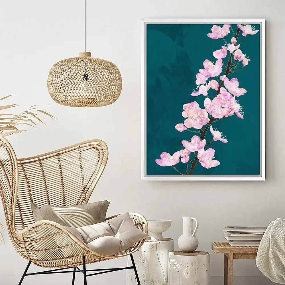 Pretty Cherry Blossoms Canvas Print Pretty Cherry Blossoms Canvas Print wall art product Sarah Manovski