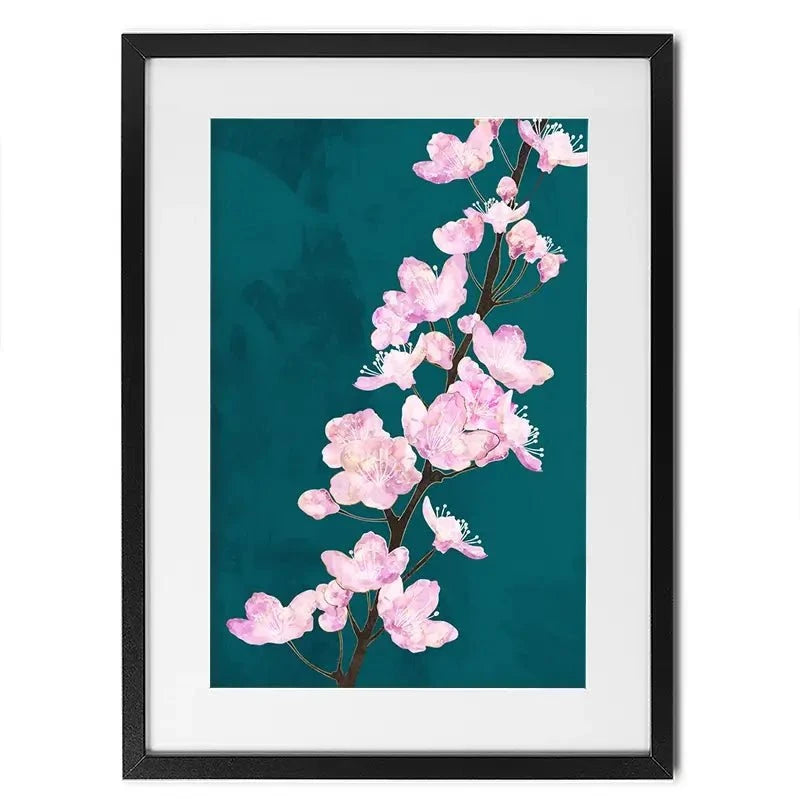Pretty Cherry Blossoms Framed Art Print Pretty Cherry Blossoms Framed Art Print wall art product Sarah Manovski