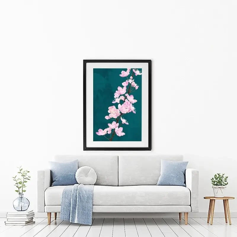 Pretty Cherry Blossoms Framed Art Print Pretty Cherry Blossoms Framed Art Print wall art product Sarah Manovski