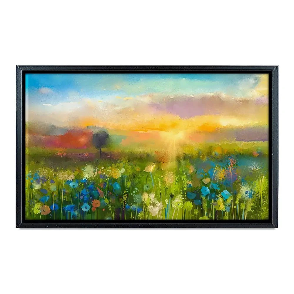 Pretty Floral Field Canvas Print Pretty Floral Field Canvas Print wall art product pluie_r / Shutterstock