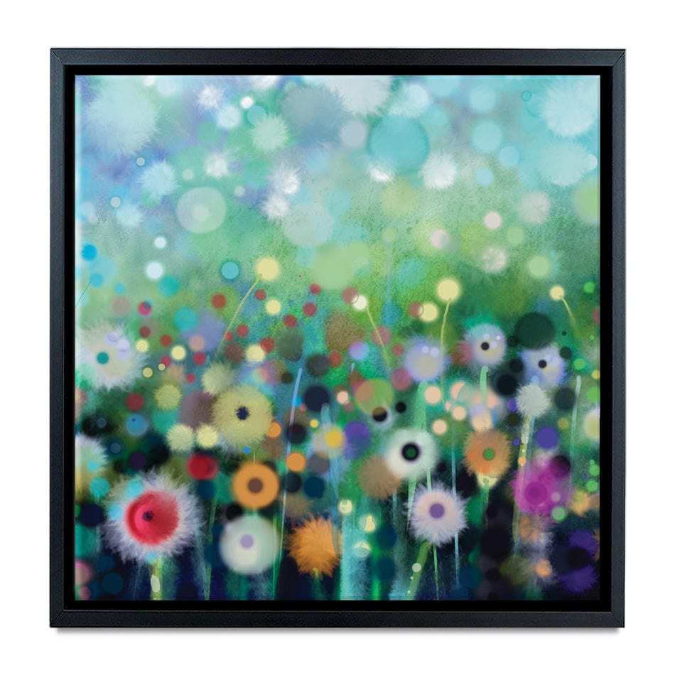 Pretty Flowers Square Canvas Print wall art product pluie_r / Shutterstock