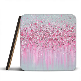 Pretty In Pink Coaster Set Pretty In Pink Coaster Set wall art product Jo Gough