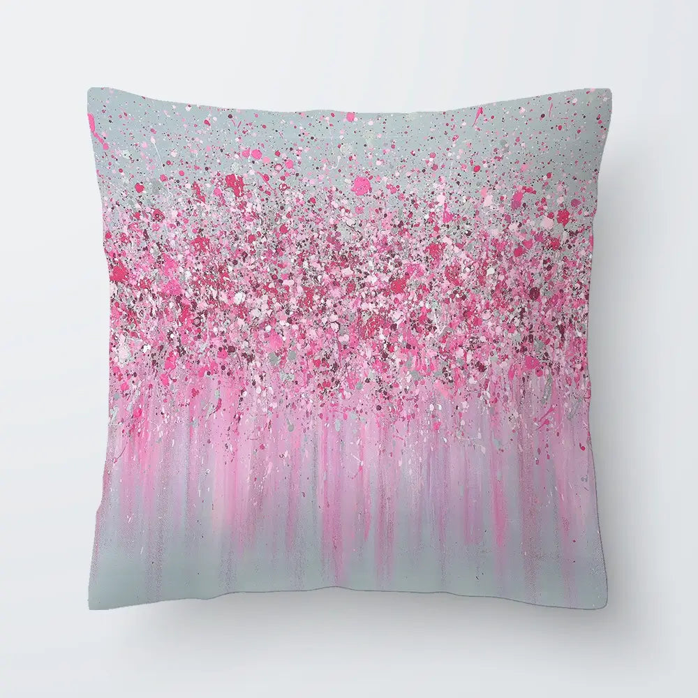 Pretty In Pink Cushion Pretty In Pink Cushion wall art product Jo Gough