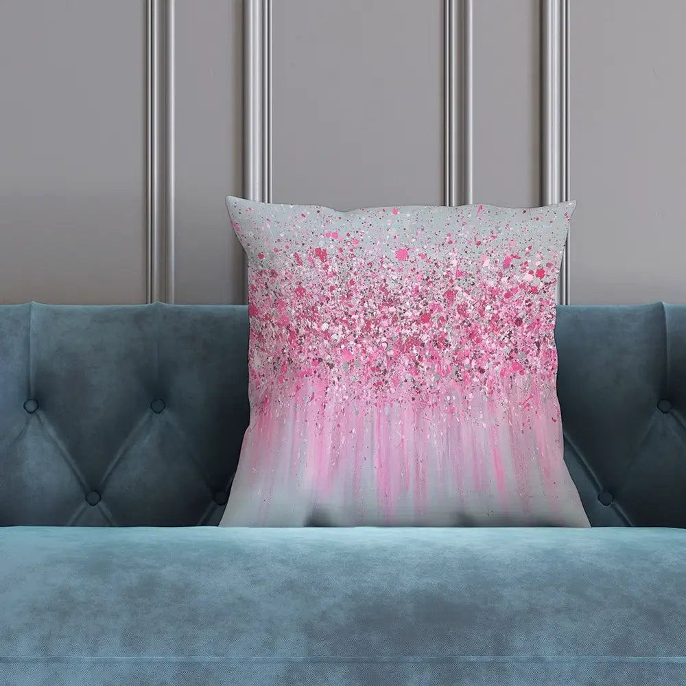 Pretty In Pink Cushion Pretty In Pink Cushion wall art product Jo Gough
