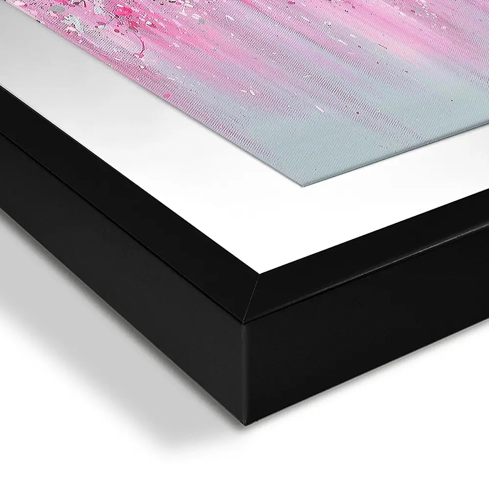 Pretty In Pink Square Framed Art Print Pretty In Pink Square Framed Art Print wall art product Jo Gough