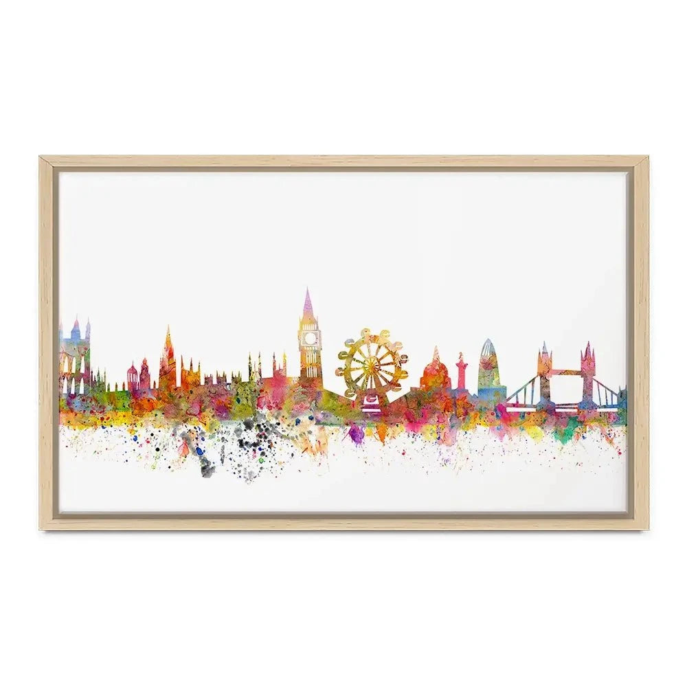 Pretty London Skyline Canvas Print Pretty London Skyline Canvas Print wall art product siloto / Shutterstock