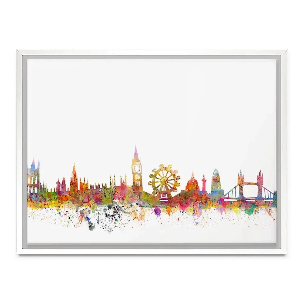 Pretty London Skyline Canvas Print Pretty London Skyline Canvas Print wall art product siloto / Shutterstock