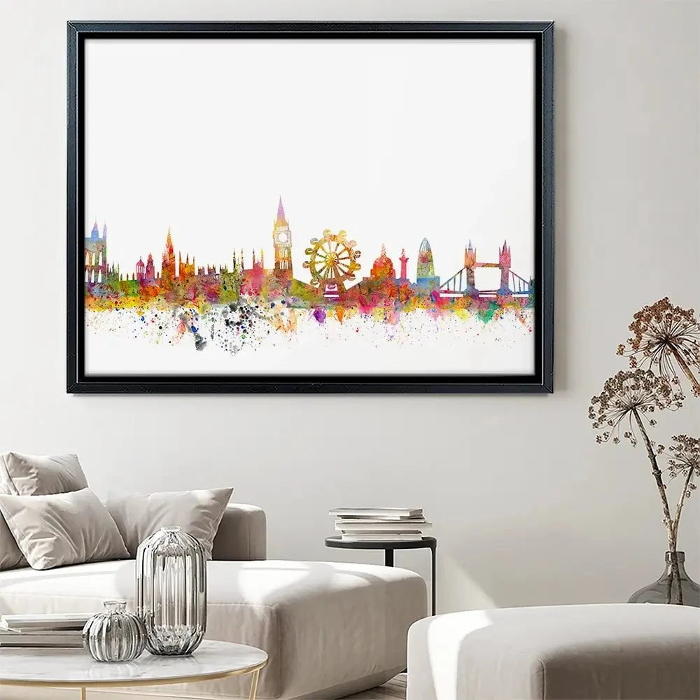 Pretty London Skyline Canvas Print Pretty London Skyline Canvas Print wall art product siloto / Shutterstock