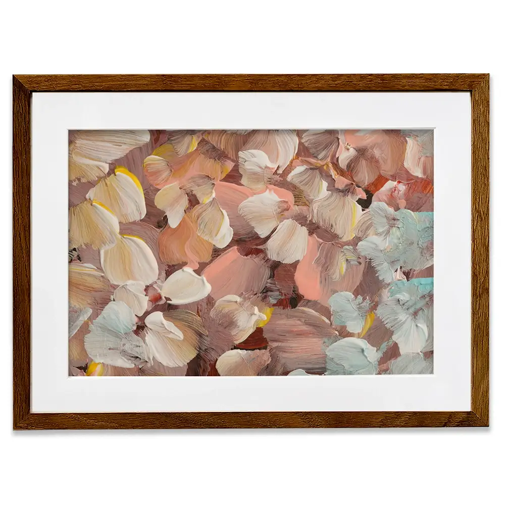Pretty Petals Framed Art Print Pretty Petals Framed Art Print wall art product Art Print Shop