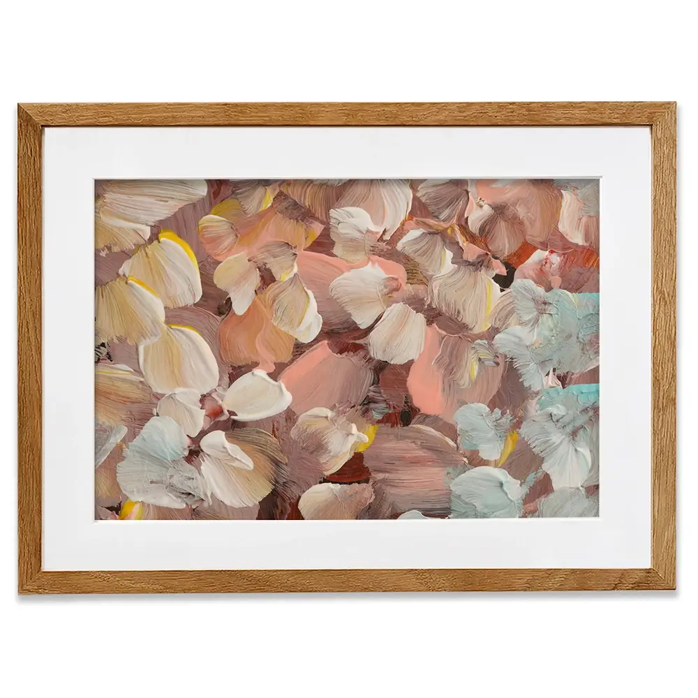 Pretty Petals Framed Art Print Pretty Petals Framed Art Print wall art product Art Print Shop
