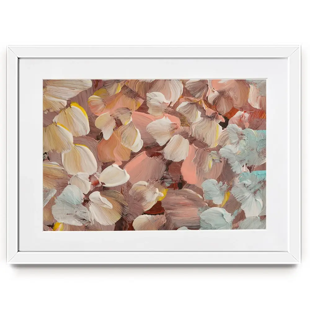 Pretty Petals Framed Art Print Pretty Petals Framed Art Print wall art product Art Print Shop