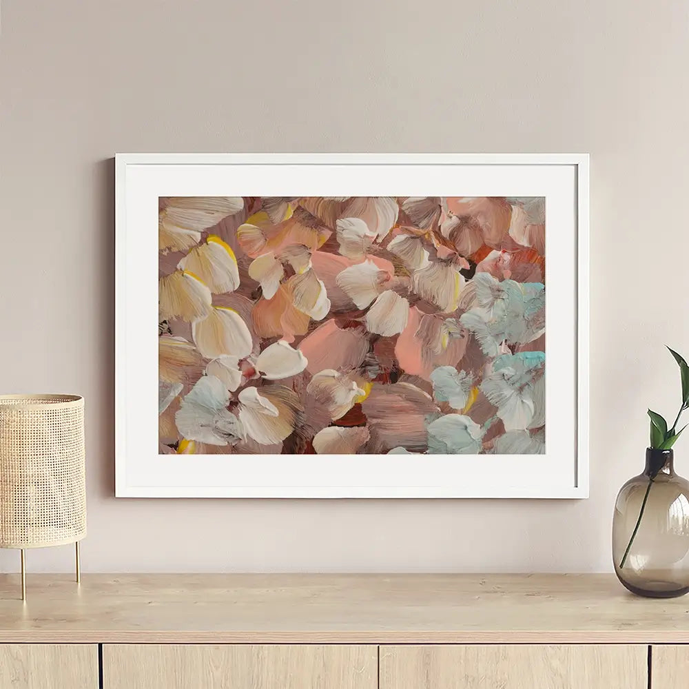 Pretty Petals Framed Art Print Pretty Petals Framed Art Print wall art product Art Print Shop