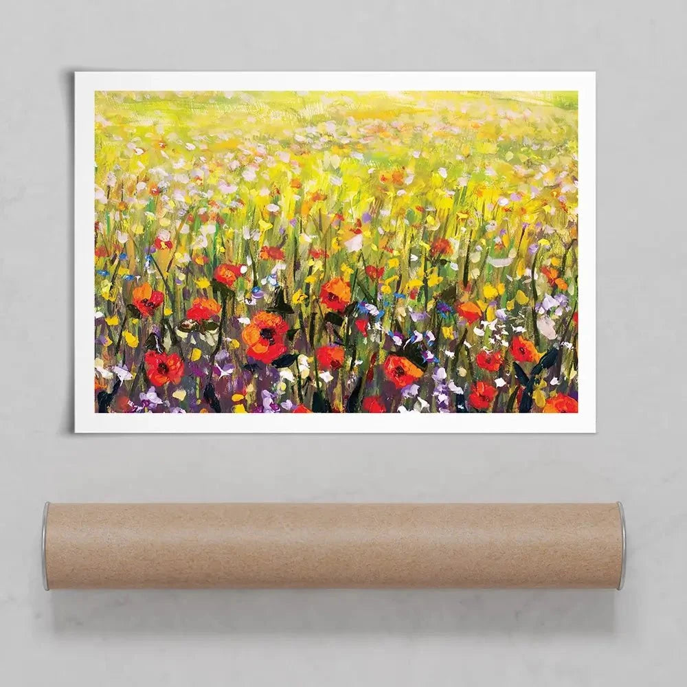 Pretty Poppies Art Print Pretty Poppies Art Print wall art product Valery Rybakow / Shutterstock