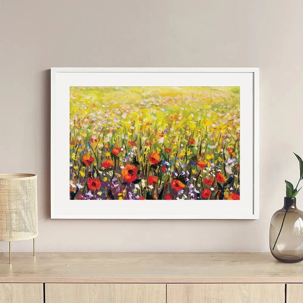 Pretty Poppies Framed Art Print Pretty Poppies Framed Art Print wall art product Valery Rybakow / Shutterstock