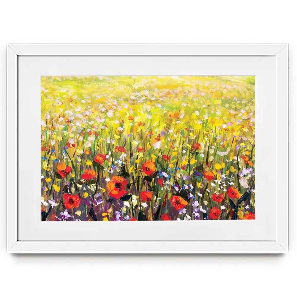 Pretty Poppies Framed Art Print Pretty Poppies Framed Art Print wall art product Valery Rybakow / Shutterstock