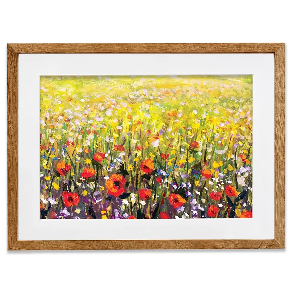 Pretty Poppies Framed Art Print Pretty Poppies Framed Art Print wall art product Valery Rybakow / Shutterstock