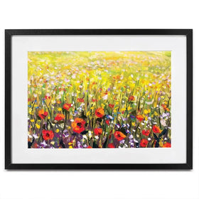 Pretty Poppies Framed Art Print Pretty Poppies Framed Art Print wall art product Valery Rybakow / Shutterstock