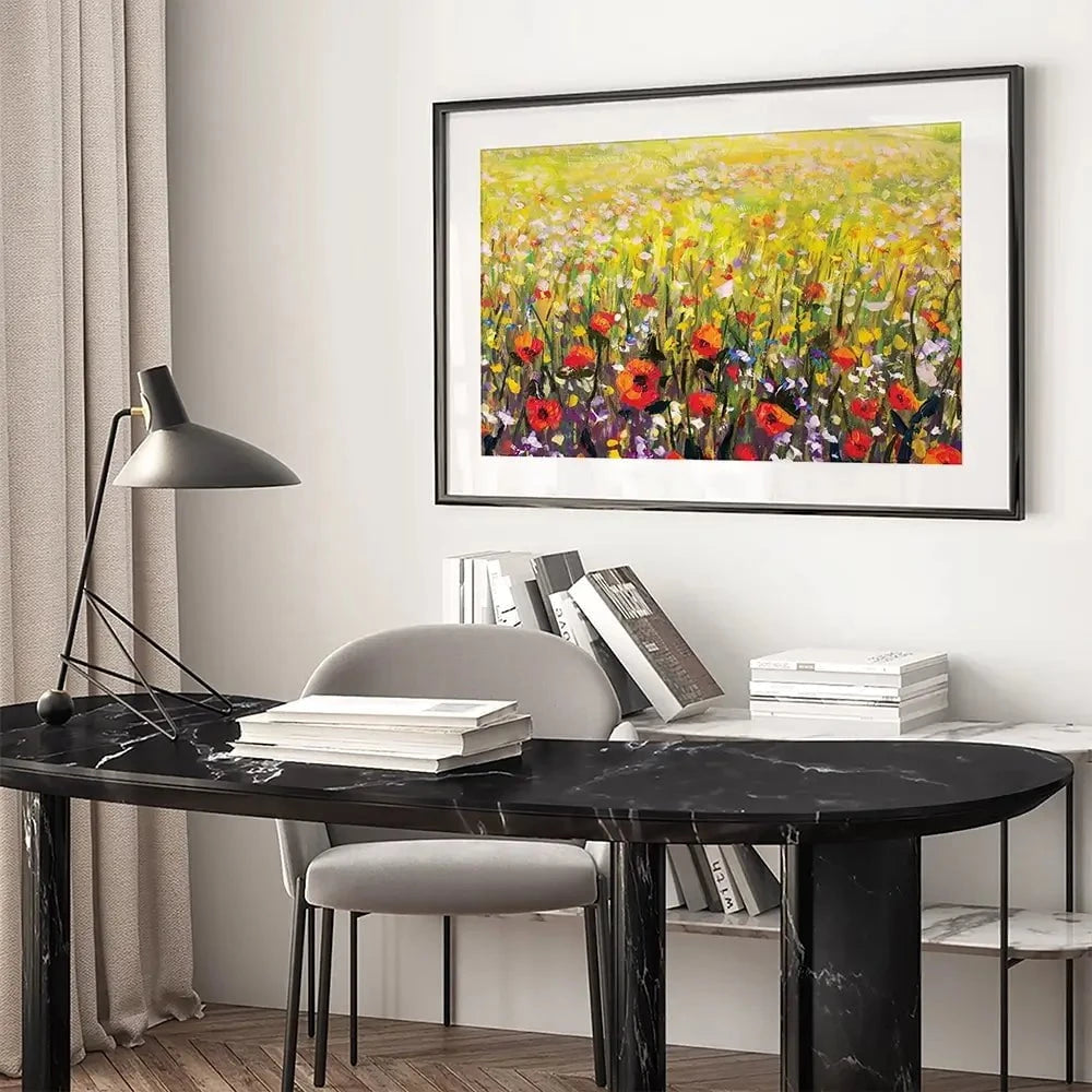 Pretty Poppies Framed Art Print Pretty Poppies Framed Art Print wall art product Valery Rybakow / Shutterstock