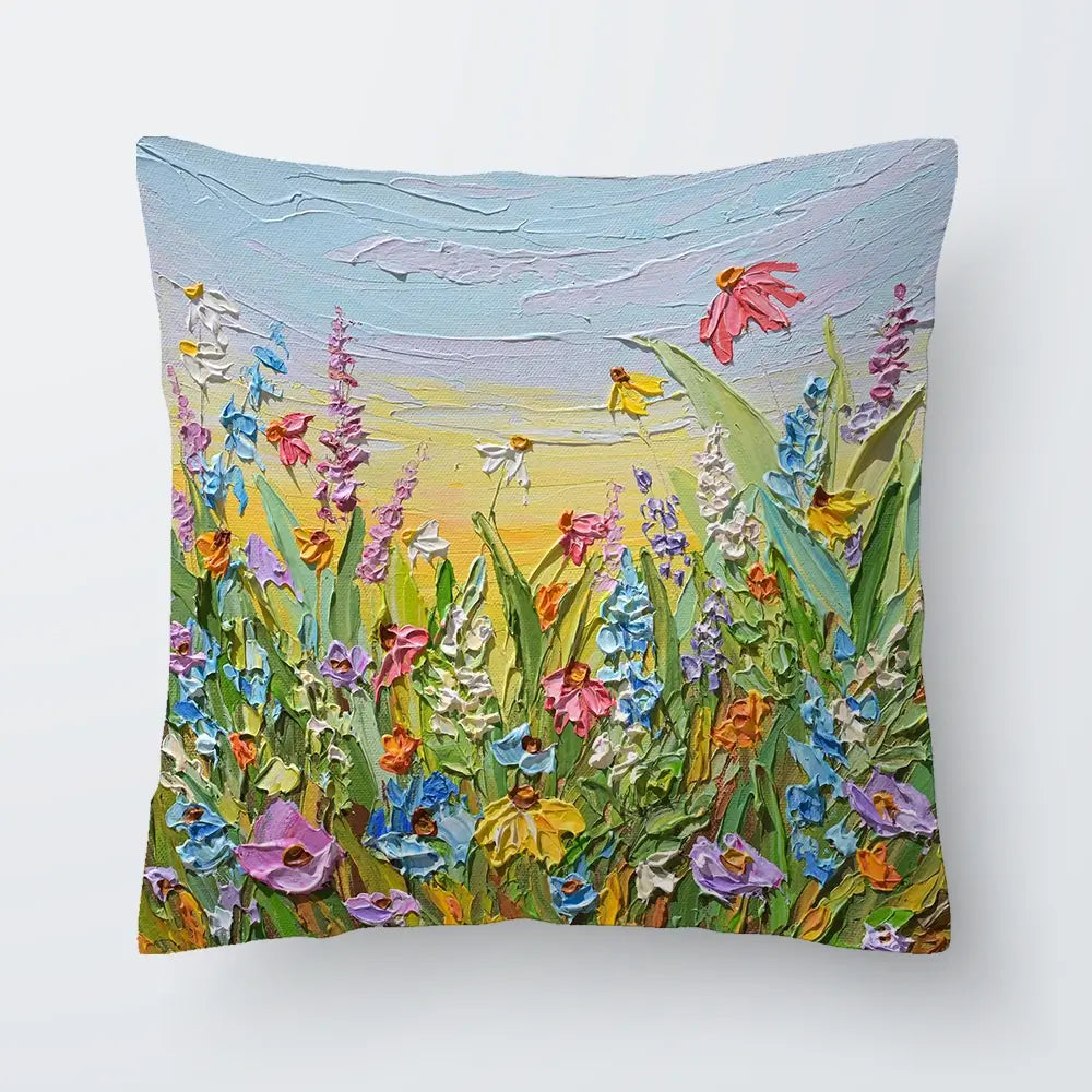 Pretty Summer View Cushion Pretty Summer View Cushion wall art product Olga Tkachyk