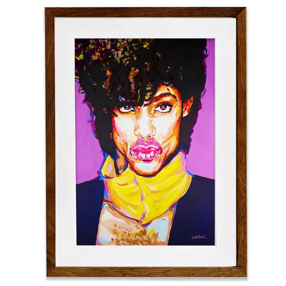 Prince Kiss Framed Art Print Prince Kiss Framed Art Print wall art product Juliet Stockton