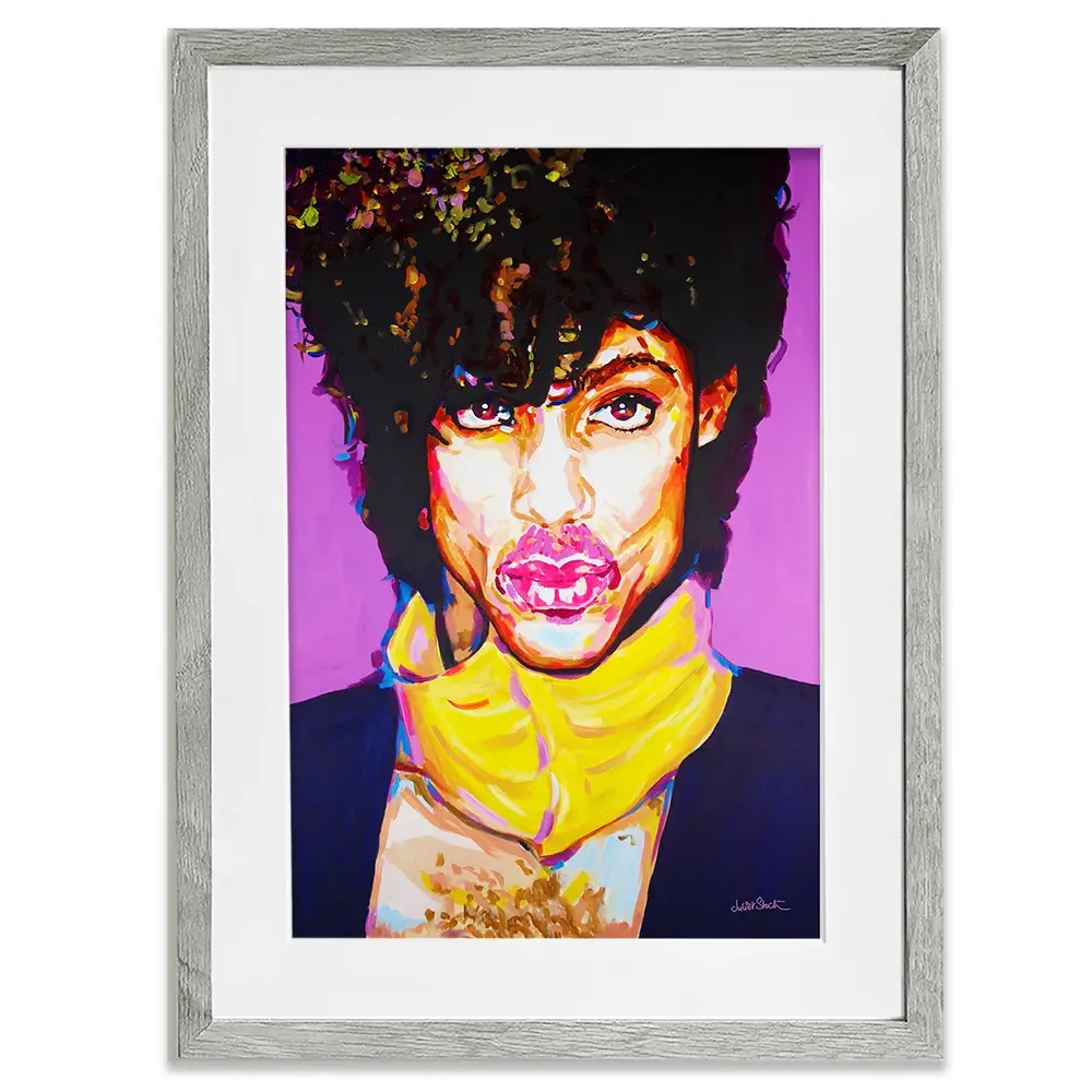 Prince Kiss Framed Art Print Prince Kiss Framed Art Print wall art product Juliet Stockton