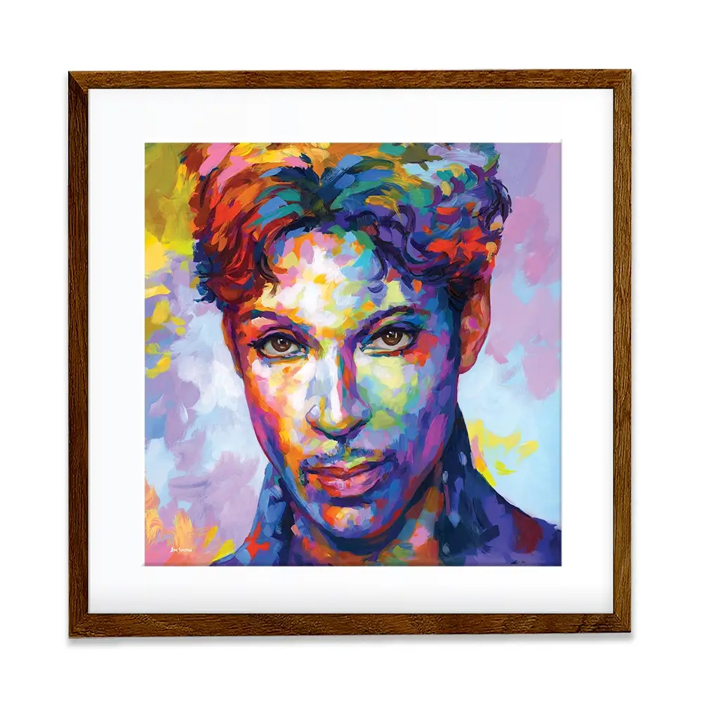 Prince Square Framed Art Print Prince Square Framed Art Print wall art product Leon Devenice