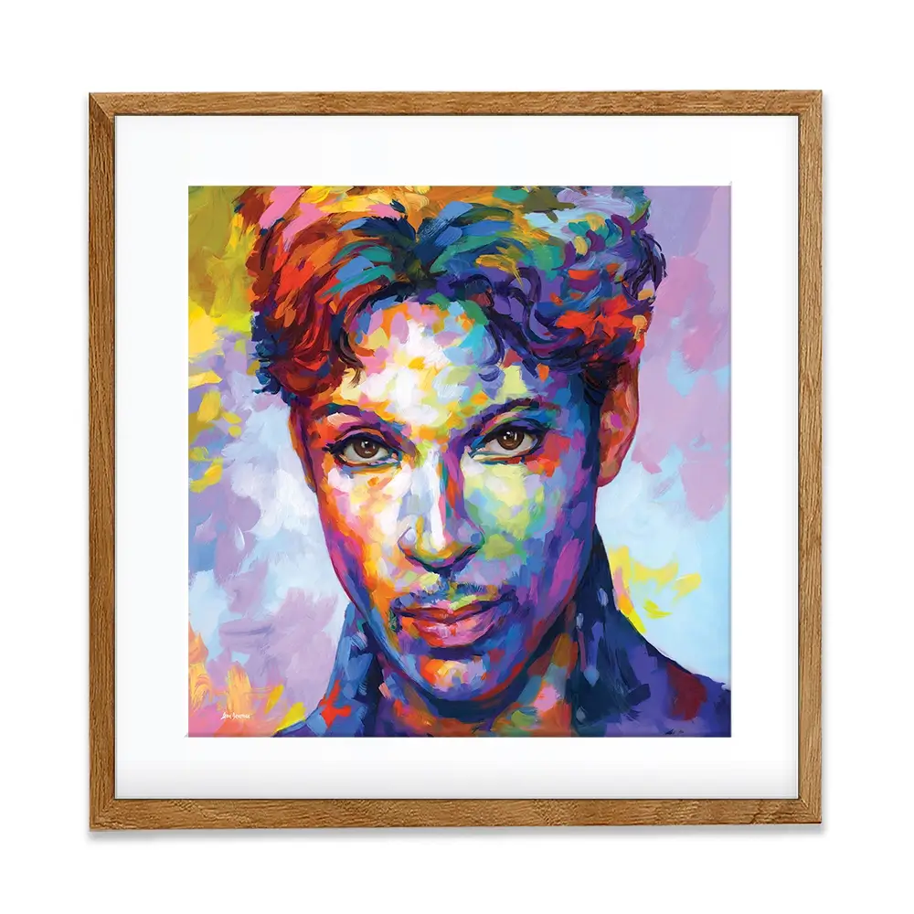Prince Square Framed Art Print Prince Square Framed Art Print wall art product Leon Devenice
