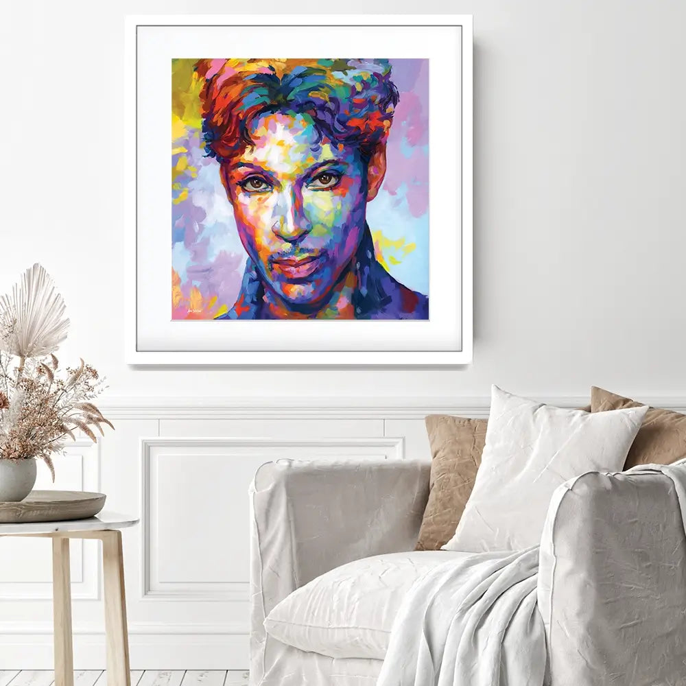 Prince Square Framed Art Print Prince Square Framed Art Print wall art product Leon Devenice