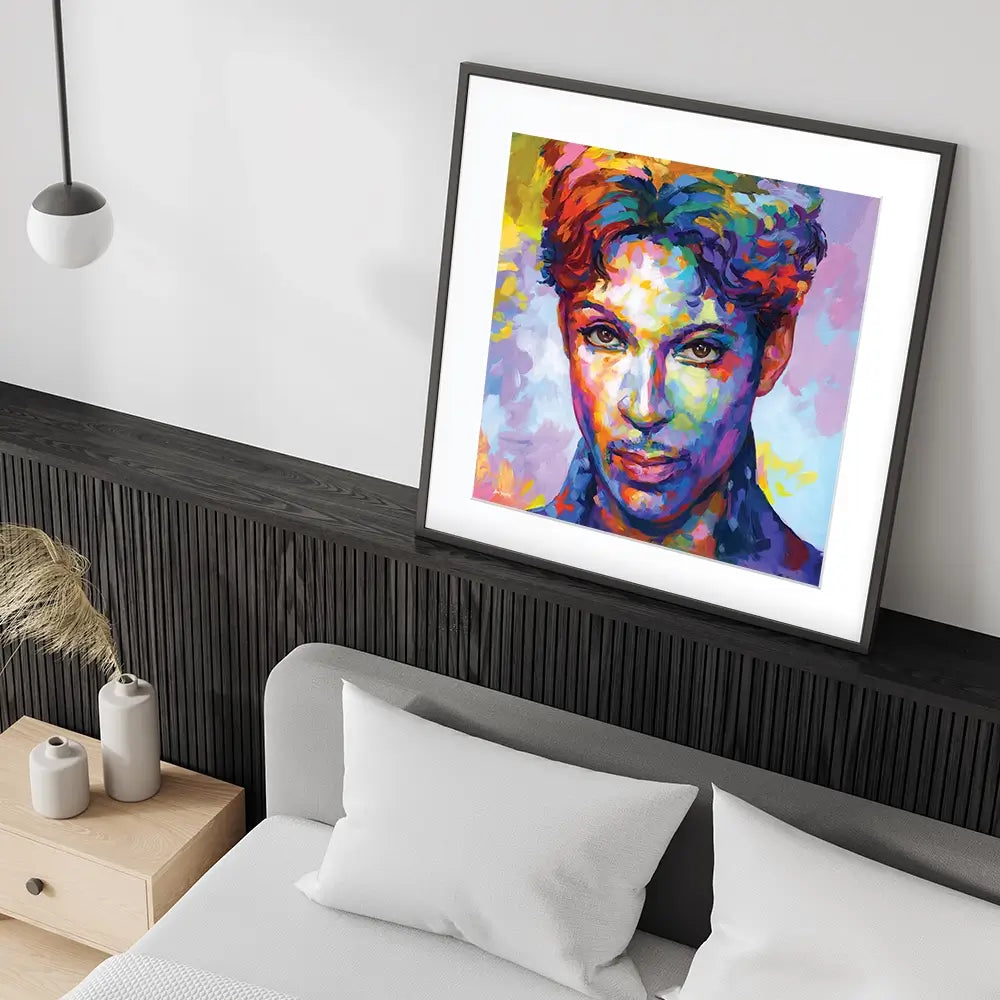 Prince Square Framed Art Print Prince Square Framed Art Print wall art product Leon Devenice