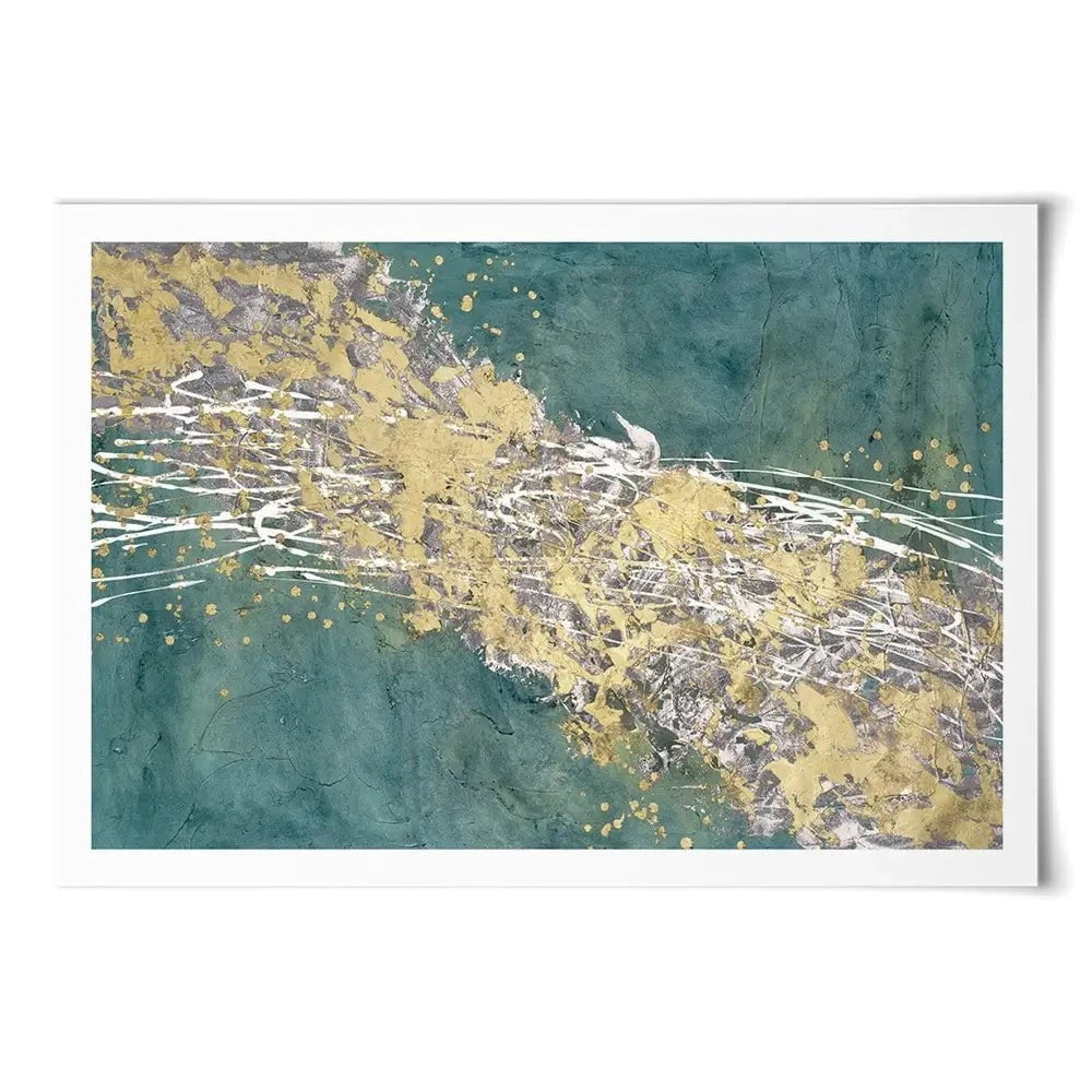 Printed Mistral In Sea Green Art Print Printed Mistral In Sea Green Art Print wall art product Michael WIllett