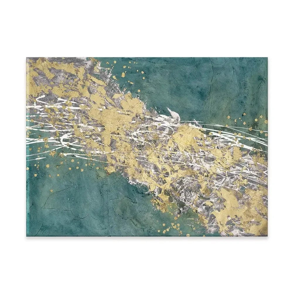 Printed Mistral In Sea Green Canvas Print Printed Mistral In Sea Green Canvas Print wall art product Michael WIllett