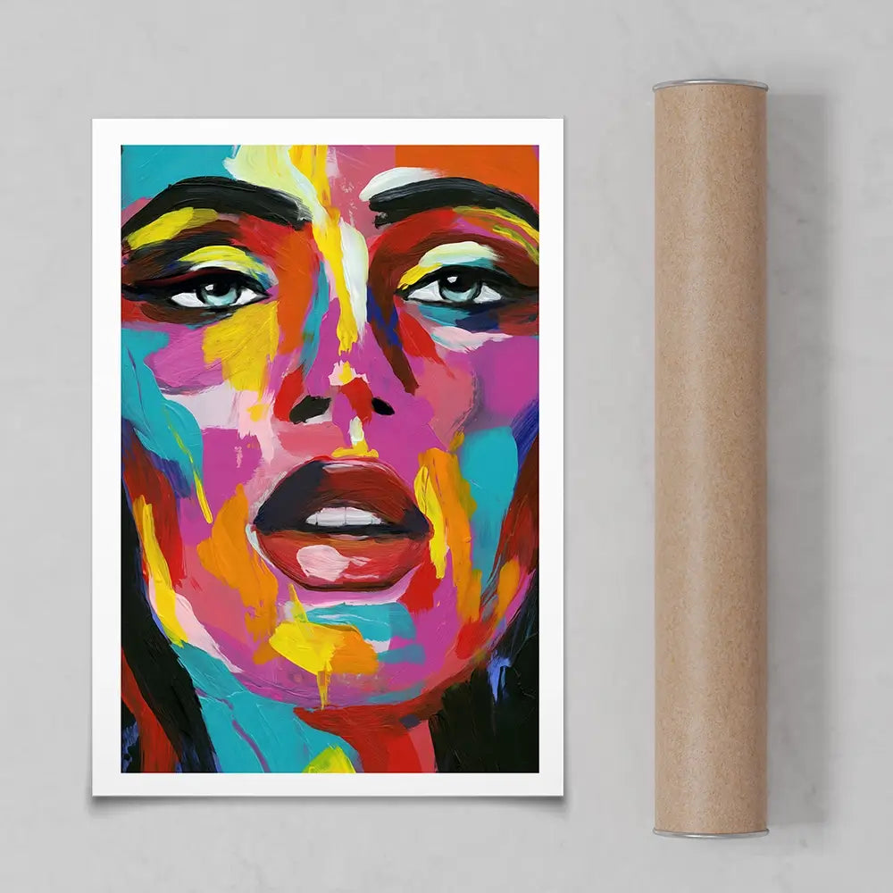 Prismatic Pout Art Print Prismatic Pout Art Print wall art product Annie Warren
