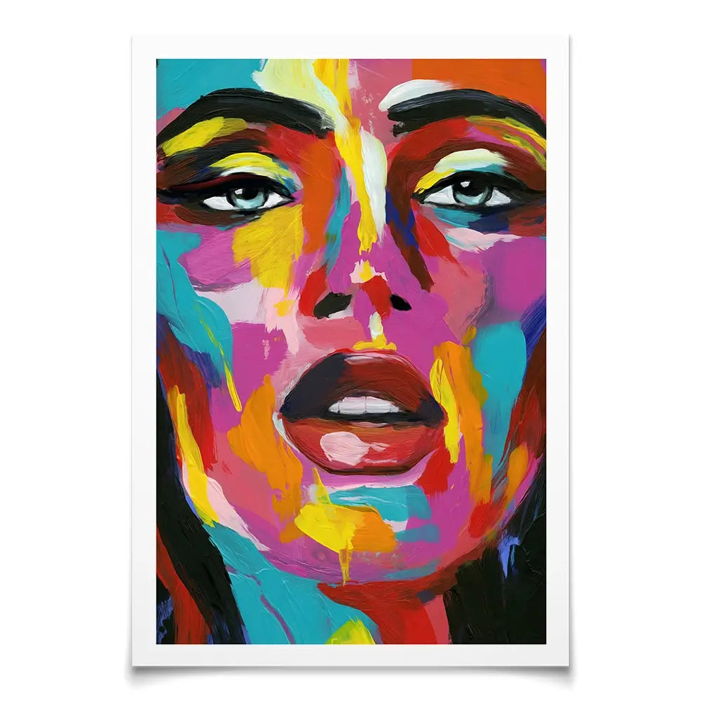 Prismatic Pout Art Print Prismatic Pout Art Print wall art product Annie Warren