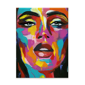 Prismatic Pout Canvas Print Prismatic Pout Canvas Print wall art product Annie Warren