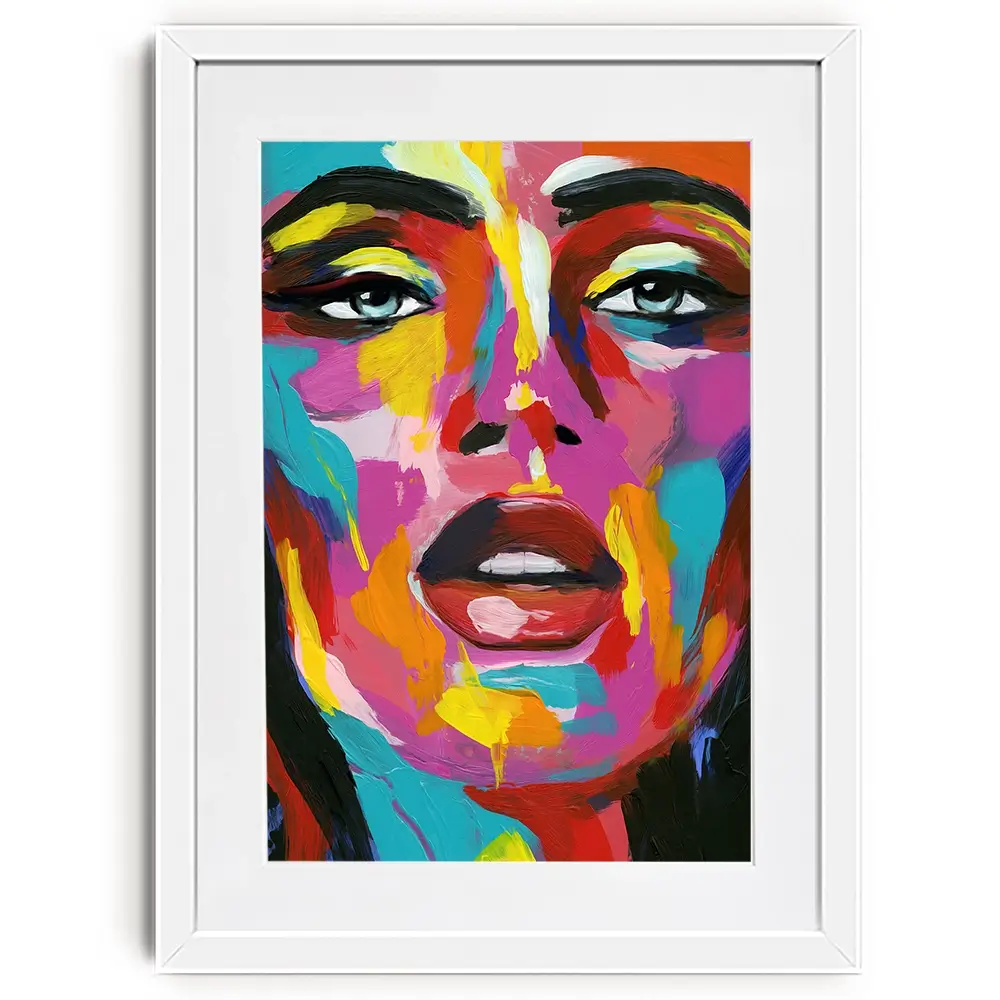 Prismatic Pout Framed Art Print Prismatic Pout Framed Art Print wall art product Annie Warren