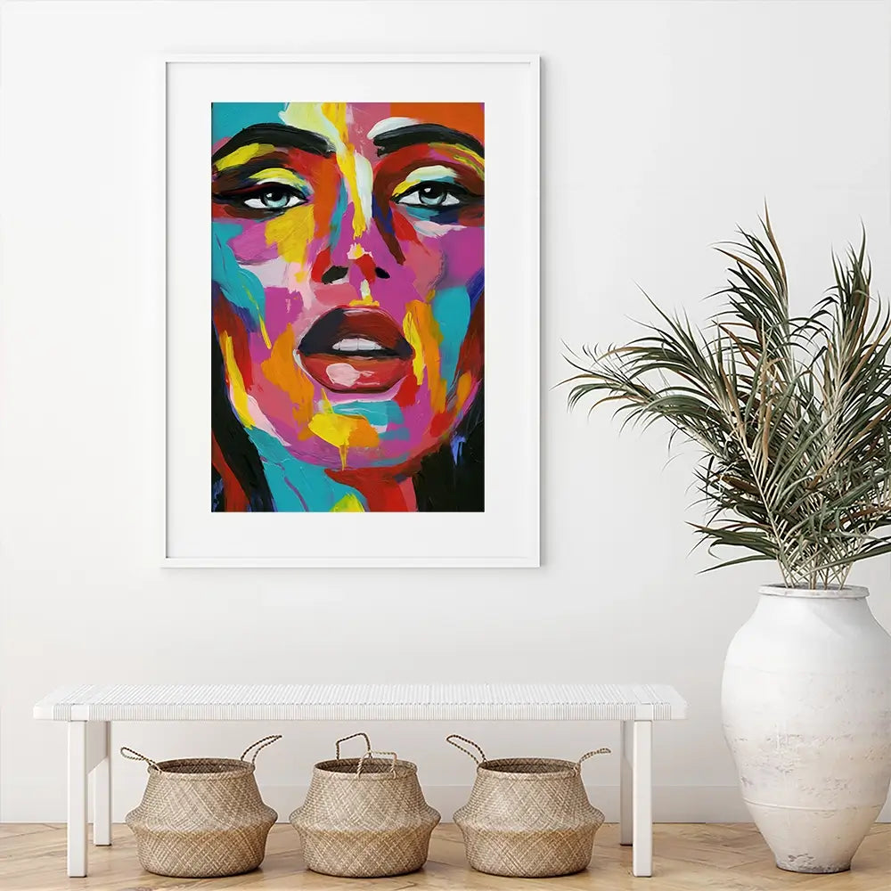 Prismatic Pout Framed Art Print Prismatic Pout Framed Art Print wall art product Annie Warren