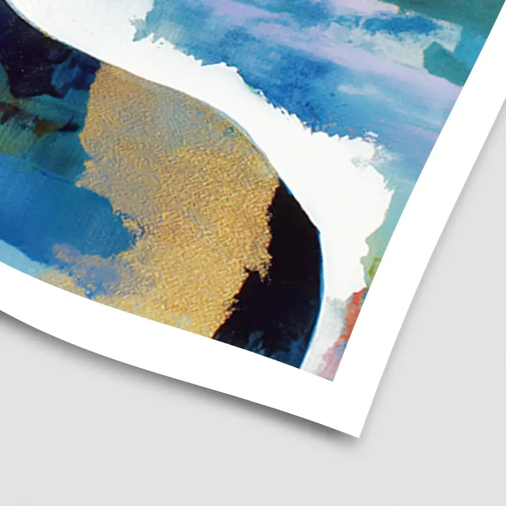 Profile Silhouettes In Colour Art Print Profile Silhouettes In Colour Art Print wall art product Chromatic Storm Studio