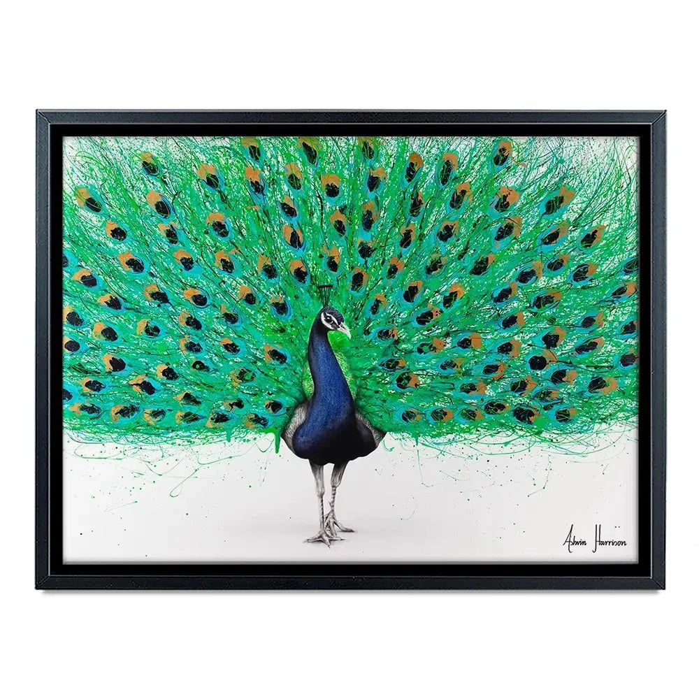 Proud Peacock Canvas Print Proud Peacock Canvas Print wall art product Ashvin Harrison