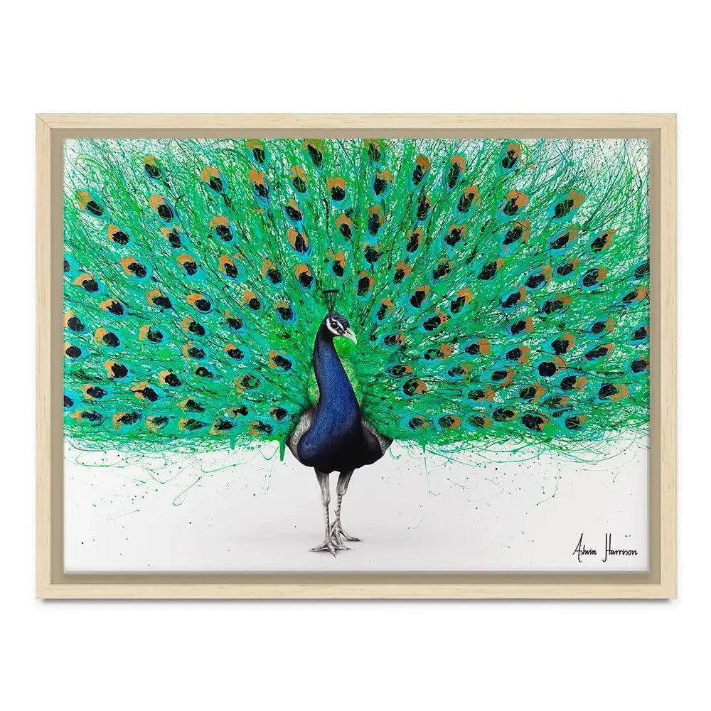 Proud Peacock Canvas Print Proud Peacock Canvas Print wall art product Ashvin Harrison