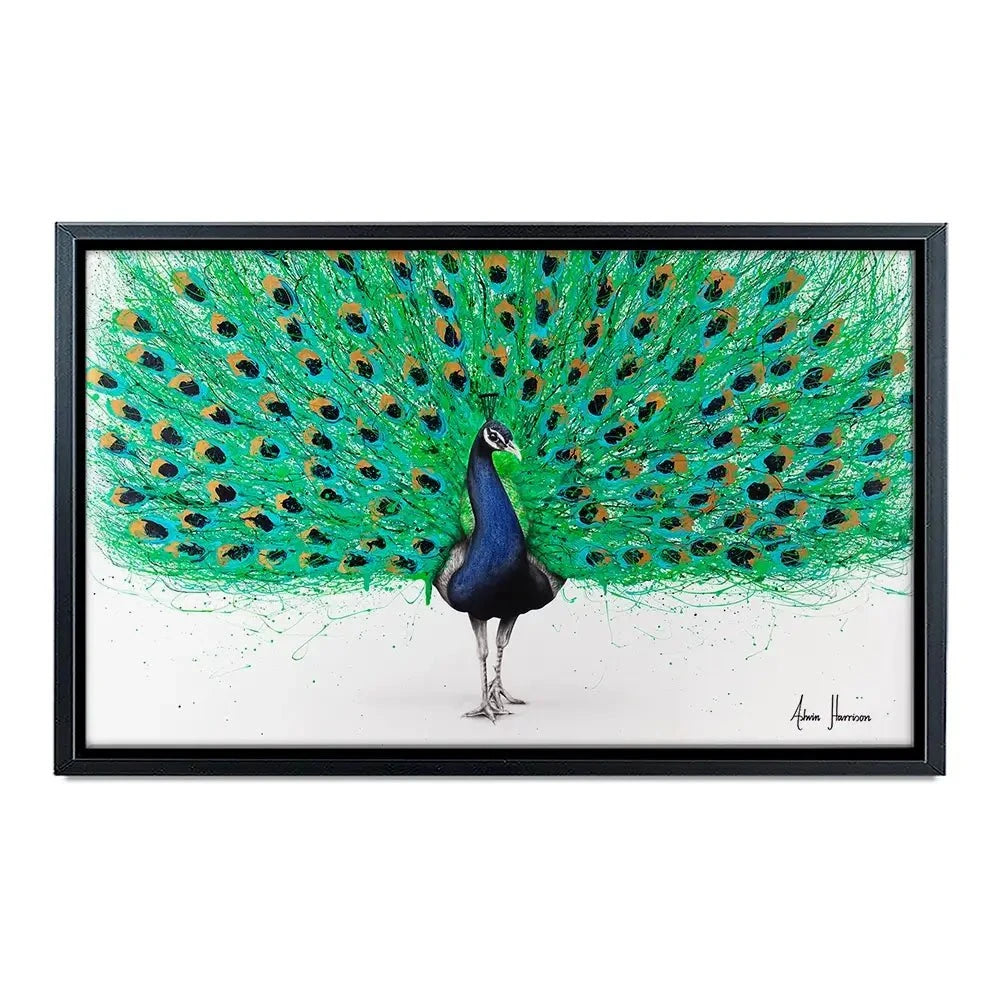 Proud Peacock Canvas Print Proud Peacock Canvas Print wall art product Ashvin Harrison