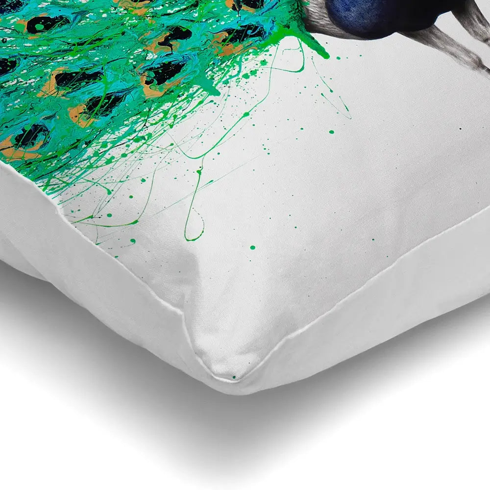 Proud Peacock Cushion Proud Peacock Cushion wall art product Ashvin Harrison