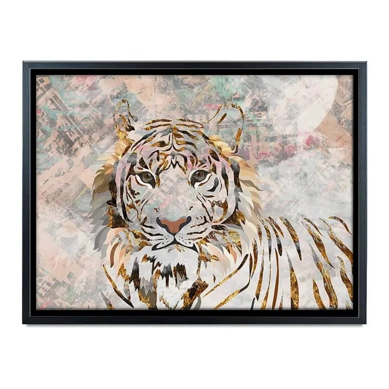 Proud Tiger Canvas Print Proud Tiger Canvas Print wall art product Sarah Manovski