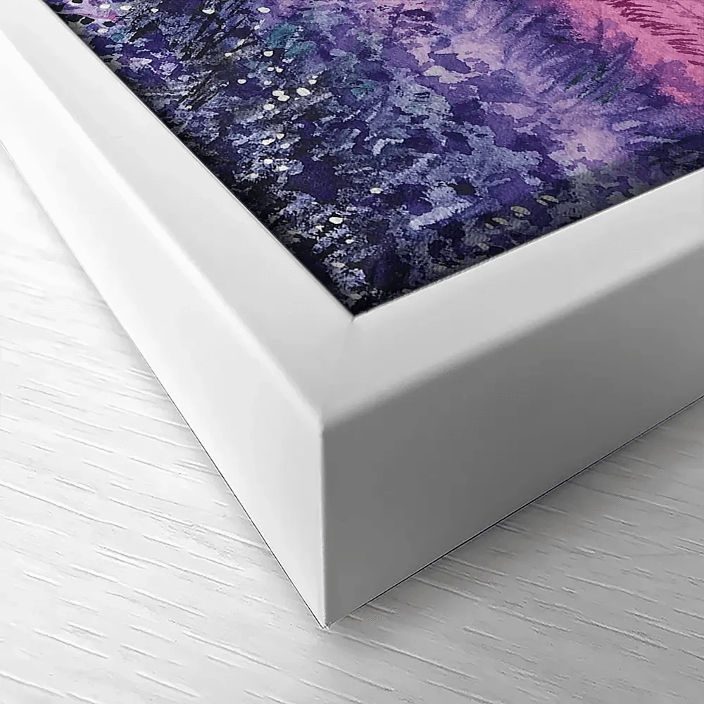 Provence Lavender Field Canvas Print Provence Lavender Field Canvas Print wall art product EL_Art / Shutterstock