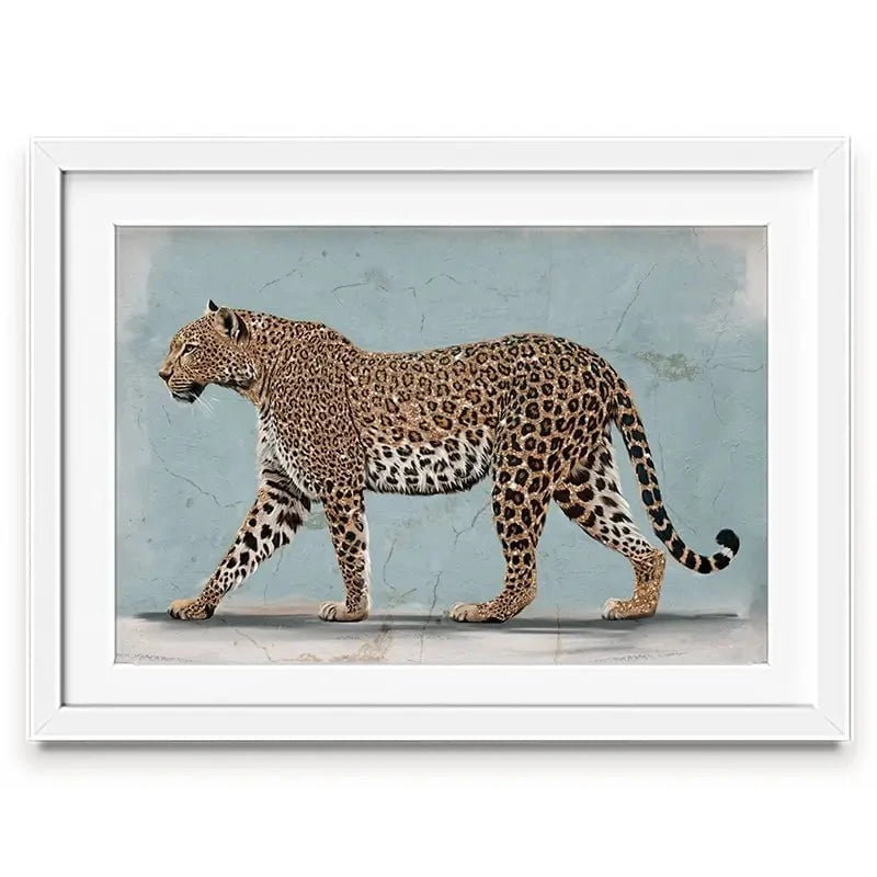 Prowling Leopard Framed Art Print Prowling Leopard Framed Art Print wall art product Svetlana Aleynikova