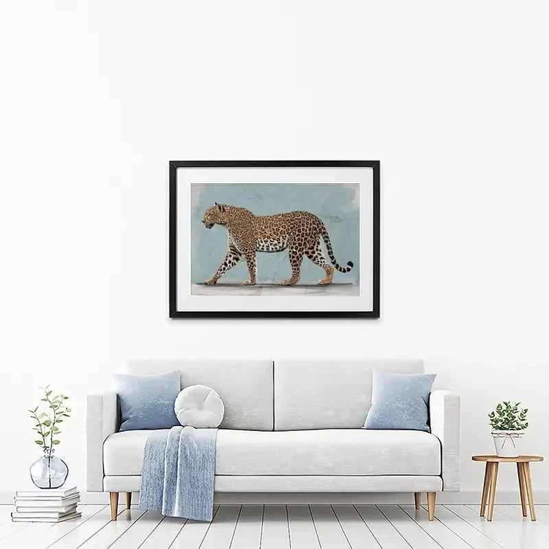 Prowling Leopard Framed Art Print Prowling Leopard Framed Art Print wall art product Svetlana Aleynikova