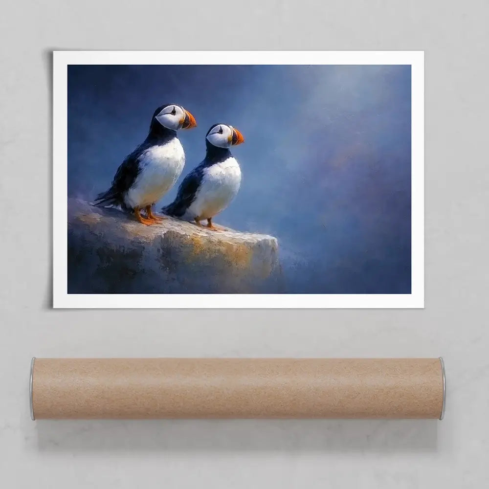 Puffin Pals Art Print Puffin Pals Art Print wall art product David Alexander Elder