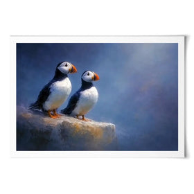 Puffin Pals Art Print Puffin Pals Art Print wall art product David Alexander Elder